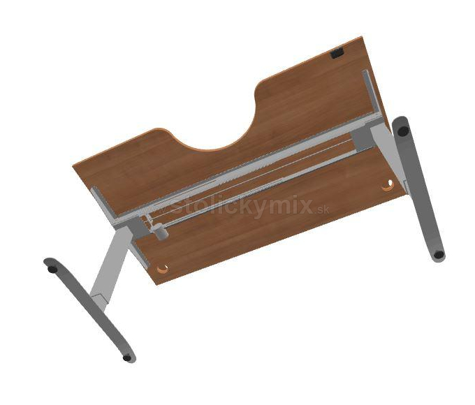 HOBIS Výškovo nastaviteľný stôl MOTION ERGO MSE 2 1200<br />
