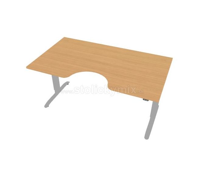 Výškovo nastaviteľný stôl HOBIS MOTION ERGO MSE 2 1600