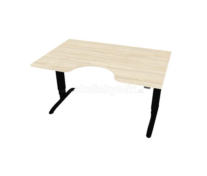 Výškovo nastaviteľný stôl HOBIS MOTION ERGO MSE 3 1400