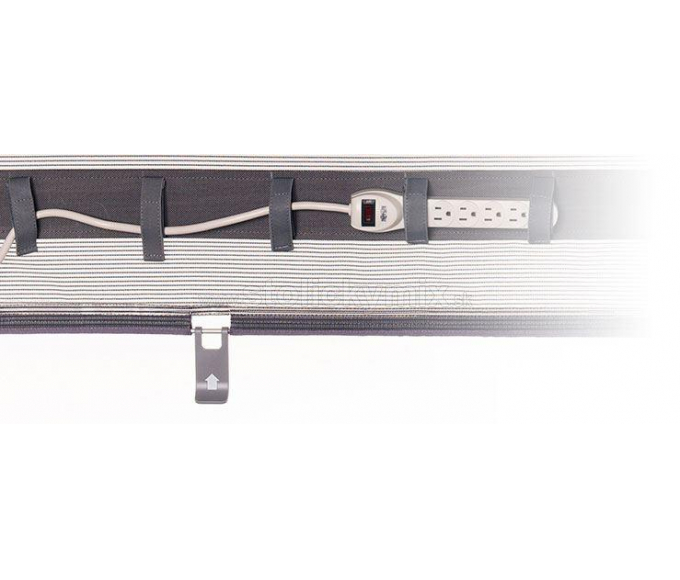 Lišta na káble HUMANSCALE NEATTECH small sivá 96,5 cm