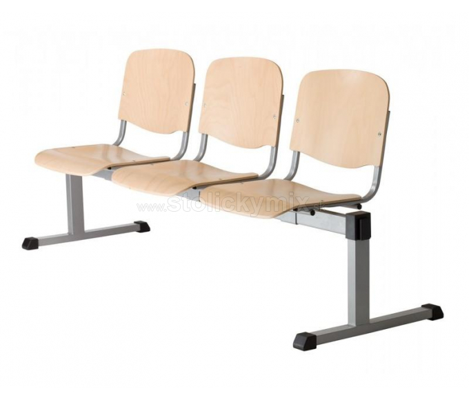 Lavica ISO-3 WOOD Silver