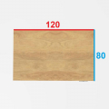 Dĺžka 120cm x Šírka 80cm x Výška 70-120cm (NSeUP2)