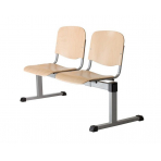 Lavica ISO-2 WOOD Silver