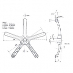 Hliníkový leštený kríž NONSTOP (150kg)