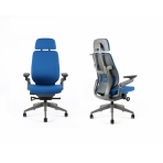 Kancelárska stolička KARME F-03 BLUE