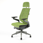 Kancelárska stolička KARME MESH A-06 GREEN
