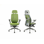 Kancelárska stolička KARME MESH A-06 GREEN