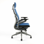 Kancelárska stolička KARME MESH A-07 BLUE