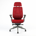 Kancelárska stolička KARME MESH A-09 RED