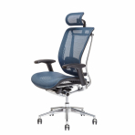 Kancelárska stolička LACERTA MESH IW-04 BLUE<br />
