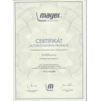 Certifikát dobrého autorizovaného predajcu ;-)