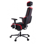PROWORK Herná zdravotná stolička E+Gamer s podnožkou
