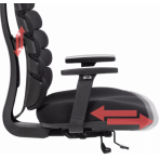 MERCURY Kancelárska stolička SPINE čierna s PDH