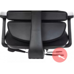 MERCURY Kancelárska stolička SPINE čierna s PDH