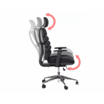 MERCURY Kancelárska stolička SPINE čierna s PDH