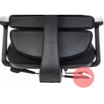 MERCURY Kancelárska stolička SPINE čierna s PDH