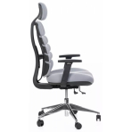 MERCURY Kancelárska stolička SPINE sivá s PDH