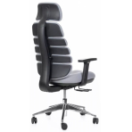 MERCURY Kancelárska stolička SPINE sivá s PDH
