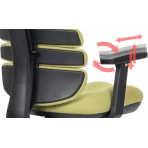 MERCURY Kancelárska stolička SPINE zelená s PDH