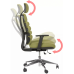 MERCURY Kancelárska stolička SPINE zelená s PDH