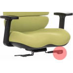 MERCURY Kancelárska stolička SPINE zelená s PDH