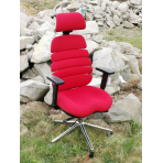 MERCURY Kancelárska stolička SPINE červená s PDH