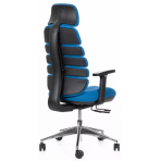 MERCURY Kancelárska stolička SPINE modrá s PDH