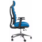 MERCURY Kancelárska stolička SPINE modrá s PDH