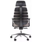 MERCURY Kancelárska stolička SPINE tmavosivá s PDH