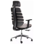 MERCURY Kancelárska stolička SPINE tmavosivá s PDH