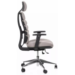MERCURY Kancelárska stolička SPINE tmavosivá s PDH