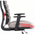 MERCURY Kancelárska stolička SPINE tmavosivá s PDH