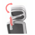 MERCURY Ergonomická stolička WISDOM tmavosivá/sivý plast