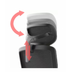 MERCURY Ergonomická stolička WISDOM čierna/čierny plast