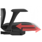 MERCURY Ergonomická stolička WISDOM čierna/čierny plast