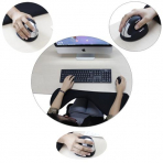 Ergonomická bezkáblová laserová počítačová myš HE mouse