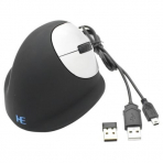 Ergonomická bezkáblová laserová počítačová myš HE mouse