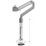 Ergonomické rameno na monitor M/Flex dva články (upevnenie svorka), výška základne je 31 cm