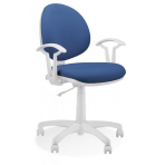 Detská otočná stolička SMART WHITE