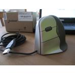 Vertikálna ergonomická laserová káblová počítačová myš EVOLUENT VM4L