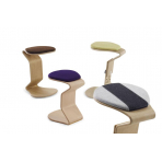 Balančná stolička NEST ERCOLINO small 1115H 96 BUK/DUB vlna 32040 fialová