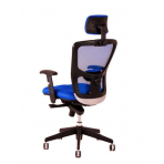 Kancelárska stolička otočná DIKE (Pohľad zo zadnej strany na stoličku s opierkou hlavy)