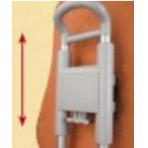 Detská rastúca otočná stolička MAYER 2428 ACTIKID  (Detail mechanického UP/ DOWN (systém na nastavenie výšky chrbtovej opierky)