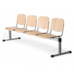 Lavica ISO-4 WOOD Silver
