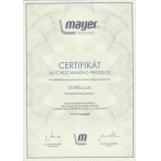 Certifikát dobrého autorizovaného predajcu ;-)