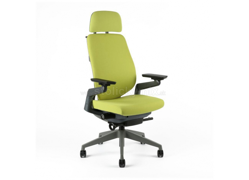 OFFICE PRO Kancelárska stolička KARME F-01 GREEN