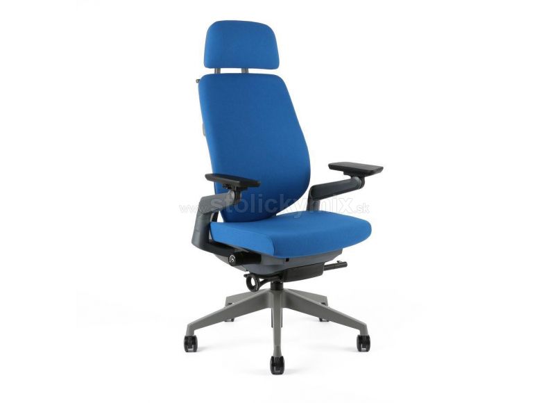 OFFICE PRO Kancelárska stolička KARME F-03 BLUE