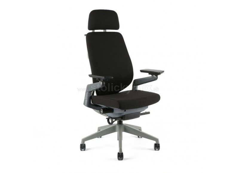 OFFICE PRO Kancelárska stolička KARME F-06 BLACK