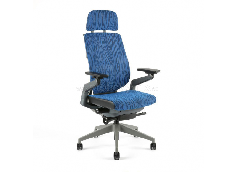 OFFICE PRO Kancelárska stolička KARME MESH A-07 BLUE