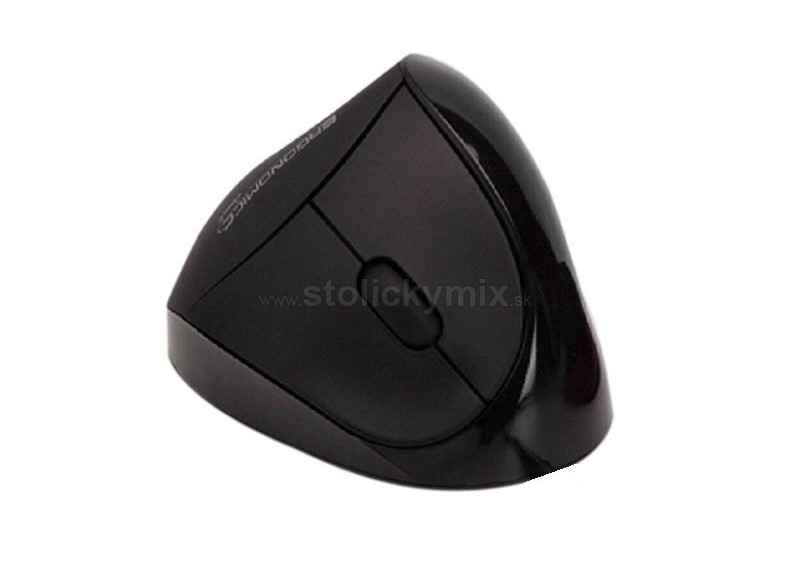 Ergonomická bezkáblová počítačová optická myš Wow Pen Comfi II (čierna)